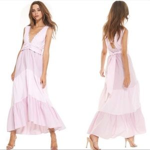 MISA - NWOT flirty pink dress